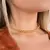 Choker Pérolas (Ajustável) (18g) (Banho Ouro 24k) - comprar online