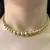 Choker Pérolas (Ajustável) (18g) (Banho Ouro 24k)