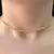 Choker Pérolas Pequenas (Ajustável) (7g) (Banho Ouro 24k)