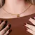 Colar Cadeado c/ L.&.V 2mm (Fecho Tradicional) (Banho Ouro 24k) - comprar online