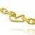 Colar Chain 14,5mm (Fecho Personalizado) (Banho Ouro 24k) - ImpacttusJoias
