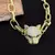 Colar Chain c/ Tigre 12mm (Fecho Personalizado) (Banho Ouro 24k)
