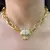 Colar Chain c/ Tigre 12mm (Fecho Personalizado) (Banho Ouro 24k) - comprar online