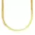 Colar Lacraia 4,3mm (Fecho Tradicional) (TAG 24K) (Banho Ouro 24k) - ImpacttusJoias
