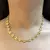 Colar Link 8mm (Fecho Canhão) (Banho Ouro 24k)