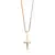 Corrente + Crucifixo Mini (Banho Ouro 24k)