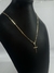 Corrente Piastrine 1 MM Banho Ouro 24K 70cm + Pingente Crucifixo palito ou Pingente Divino Espírito Santo Oval - comprar online