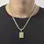 Pingente Placa Face de Cristo Cravejada (8,6g) (Banho Ouro 24k) na internet