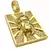 Pingente Placa Face de Cristo Cravejada (8,6g) (Banho Ouro 24k) - comprar online