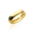 Anel Liso Banho Ouro 24K