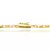 Pulseira Carrier Quadrada (Cubinho) 2,3mm (Fecho Canhão) (Banho Ouro 24k) - ImpacttusJoias
