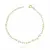 Pulseira Coração 3mm (Banho Ouro 24k) na internet