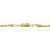 Pulseira Cordão Baiano 2,5mm (Fecho Canhão) (7,3g) (Banho Ouro 24k)