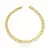 Pulseira Grumet Dupla 5,8mm (Fecho Gaveta) (10,1g) (Banho Ouro 24k)