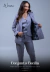 95.05.01.07.0001 - BLAZER FEM POLIVISCOSE STRETCH FOSCO - 01020036 CINZA - comprar online