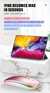 Mouse sem fio bluetooth portátil, carregamento luminoso, 2.4g, usb, tablet, tel - Port.