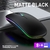 Mouse sem fio bluetooth portátil, carregamento luminoso, 2.4g, usb, tablet, tel - Port.