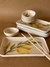 Set 4 platos de sushi con cuenco