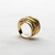 Anel dourado feixes - comprar online