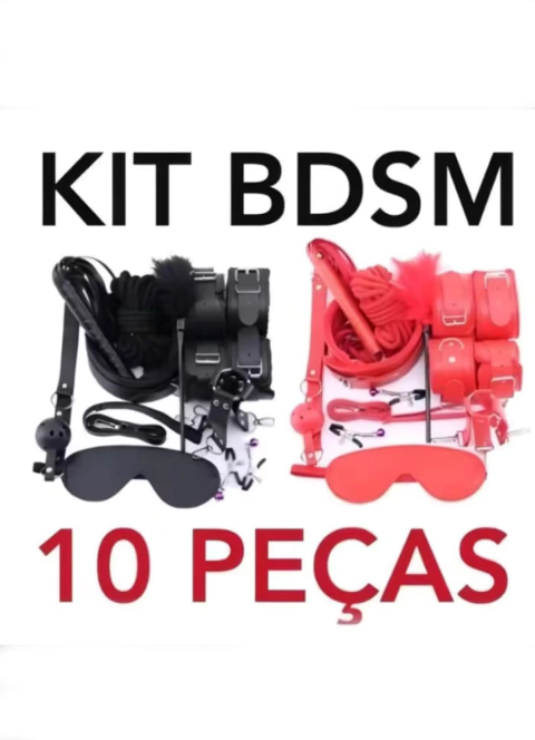 Kit BDSM com 10 peças