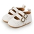 Novos sapatos de bebê retrô de couro para meninos e meninas multicoloridos sol - comprar online