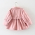 Moda casaco de bebê com cinto de algodão outono roupas de primavera da menina - loja online