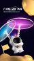 Aeronave de brinquedo de astronauta robô voador - castelinho