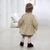 Imagem do Moda casaco de bebê com cinto de algodão outono roupas de primavera da menina