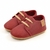 Novos sapatos de bebê retrô de couro para meninos e meninas multicoloridos sol