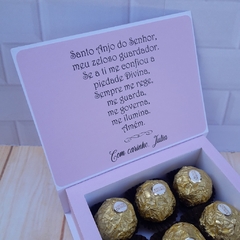 Lembrancinha Padrinhos Batizado Rosa - comprar online