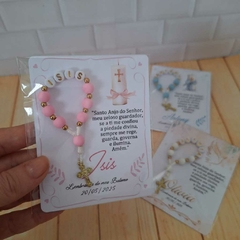 Mini Terço Personalizado com Nome