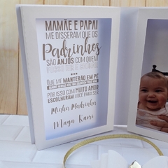 Convite Padrinho Batizado Com Foto - loja online