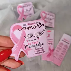 Lebrancinha Outubro Rosa - Brinco