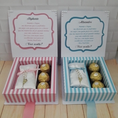 Convite Padrinhos Batizado - Lilapapelê | Convites personalizados
