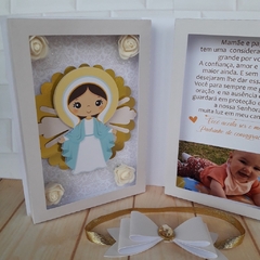 Convite Madrinha de Consagração Nossa Senhora com Foto - Lilapapelê | Convites personalizados