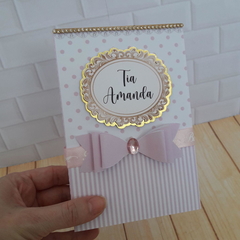 Convite Padrinho Batizado Delicado Azul - Lilapapelê | Convites personalizados