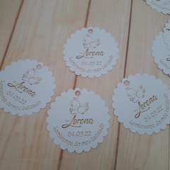 kit com 30 Tags para Lembrancinha Batizado - loja online