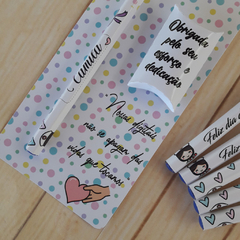 kit com 10 Canetas Personalizada com Nome Dia dos Enfermeiros - Lilapapelê | Convites personalizados