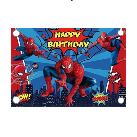 Lona de 200x150cm para Decoración de Spider Man Hombre Araña - comprar en línea