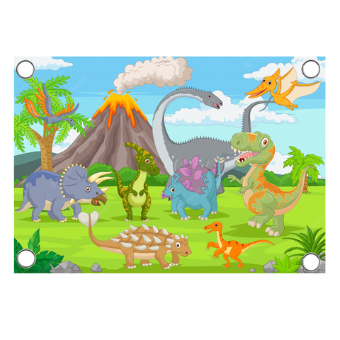 Lona de 200x150cm para Decoración de Dino Party Dinosaurios - comprar en línea