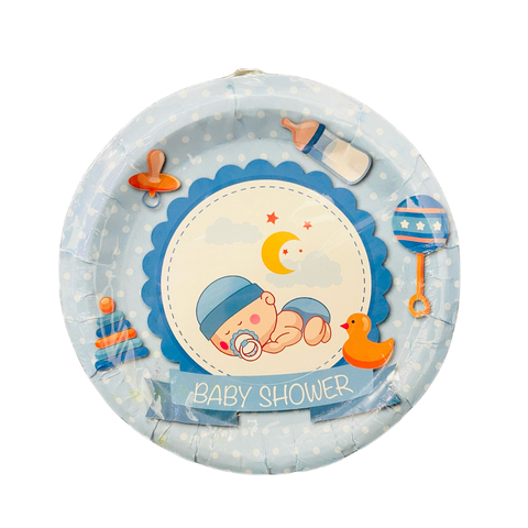 Platos Pasteleros de Baby Shower Niño - comprar en línea