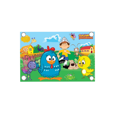 Lona de 200x150cm para Decoración de La Gallina Pintadita Granja - comprar en línea