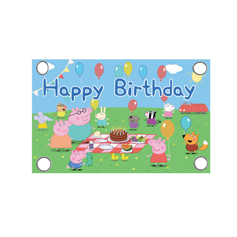 Lona para Decoración de Peppa Pig - comprar en línea