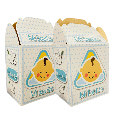 Cajas para Dulceros de Mi Bautizo Niño - comprar en línea