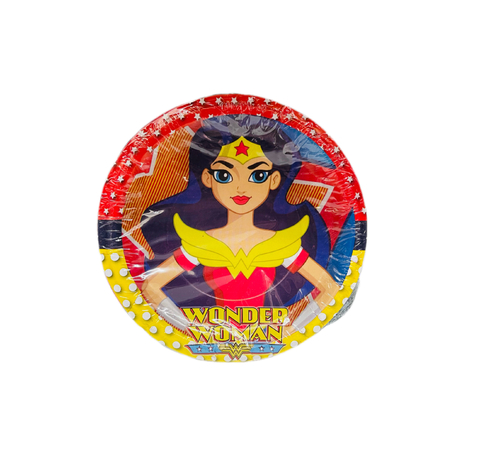 Platos Pasteleros de Mujer Maravilla Liga de la Justicia - comprar en línea
