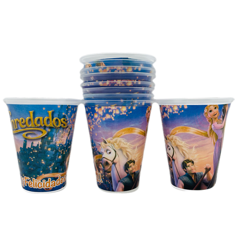 Vasos de Plástico de Rapunzel, Enredados Princesa - comprar en línea