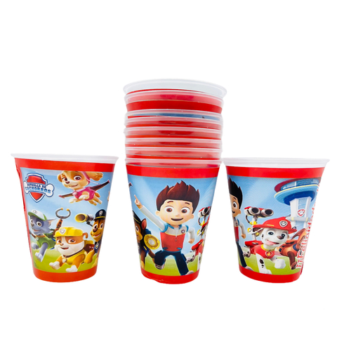 Vasos de Plástico de Paw Patrol, patrulla canina - comprar en línea