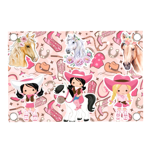 Lona para Decoración de Vaquera Niña - comprar en línea