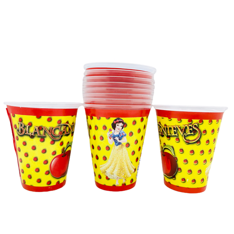 Vasos de Plástico de Blanca Nieves Princesa - comprar en línea