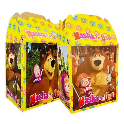 Cajas para Dulceros de Masha y el Oso - comprar en línea